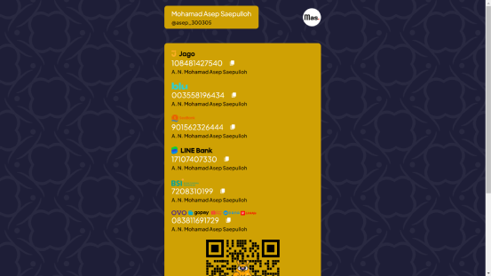 Rekening Card